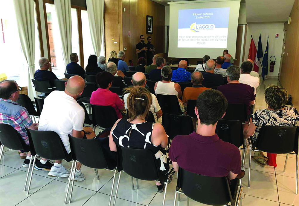 INTÉRÊT DES BESSANAIS POUR LA DIGUE DE PROTECTION DU VILLAGE