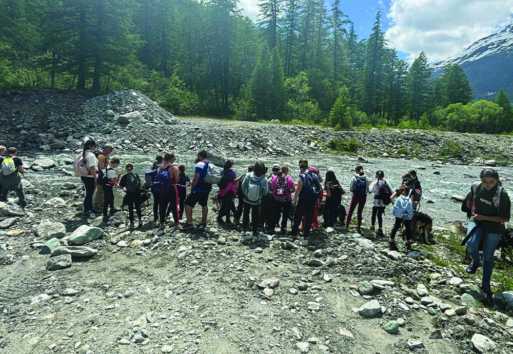 CLASSE VERTE DES CM2 DE L’ÉCOLE ÉLÉMENTAIRE À BESSANS SAVOIE
