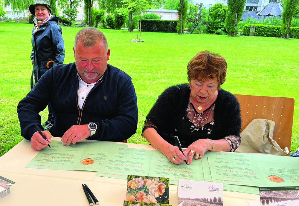 UNE ROSE AUX COULEURS DU JUMELAGE DÉVOILÉE À REMICH