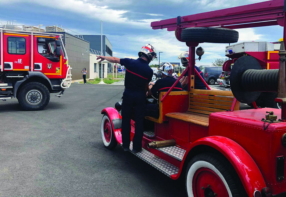 LE CENTRE DE SECOURS DES POMPIERS INAUGURÉ LE 13 JUILLET
