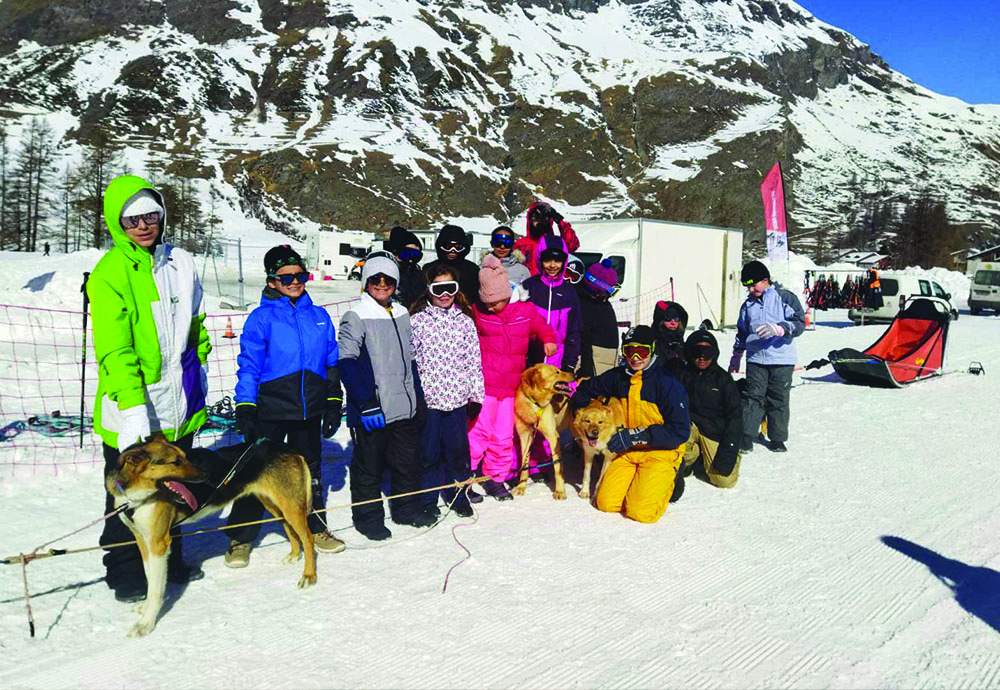 LES JEUNES SE SONT ÉCLATÉS À BESSANS EN SAVOIE