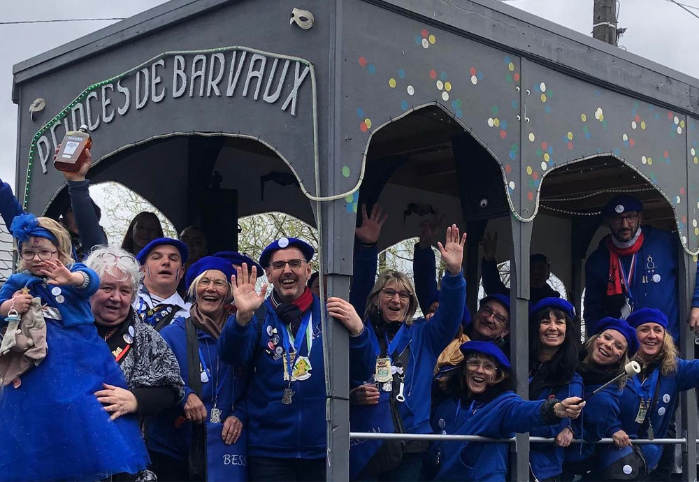 UNE DÉLÉGATION BESSANAISE AU CARNAVAL BELGE DE BARVAUX