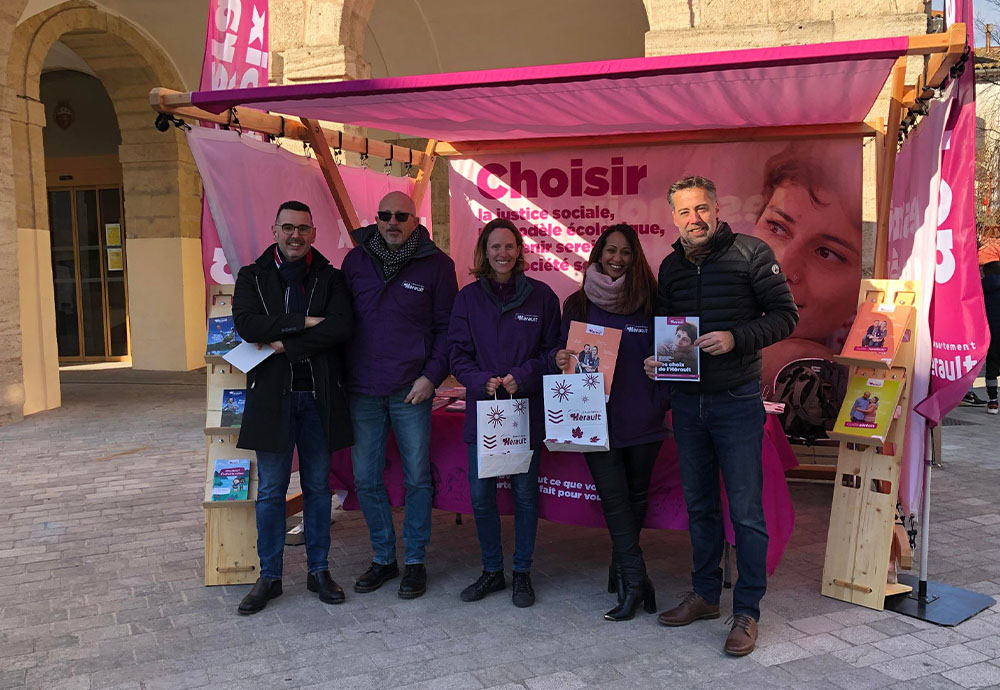 LE CONSEIL DÉPARTEMENTAL DE L’HÉRAULT SUR LE MARCHÉ