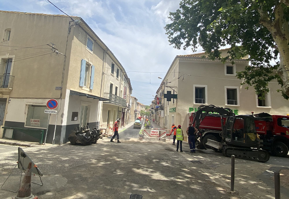 GRAND’RUE ROUVERTE CET L’ETE : LES TRAVAUX DANS LES DÉLAIS