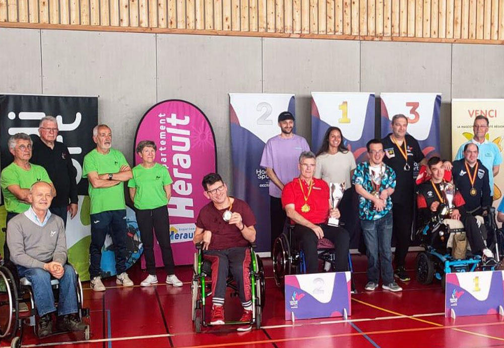 SUCCÈS POUR LA BOCCIA À LA HALLE DE SPORT