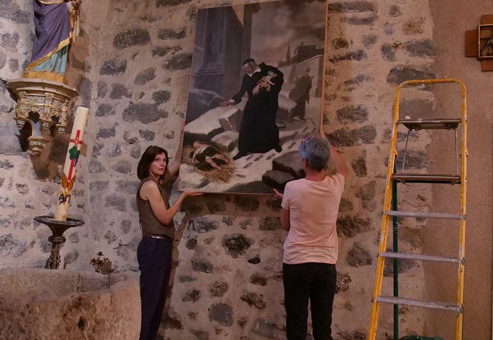 UN TABLEAU SAUVÉ DE L’OUBLI ET RESTAURÉ EN L’ÉGLISE