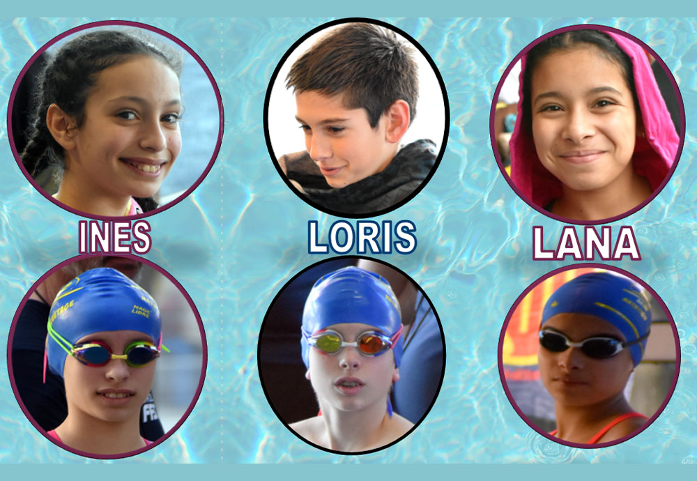 TROIS JEUNES BESSANAIS SACRÉS CHAMPIONS EN NATATION