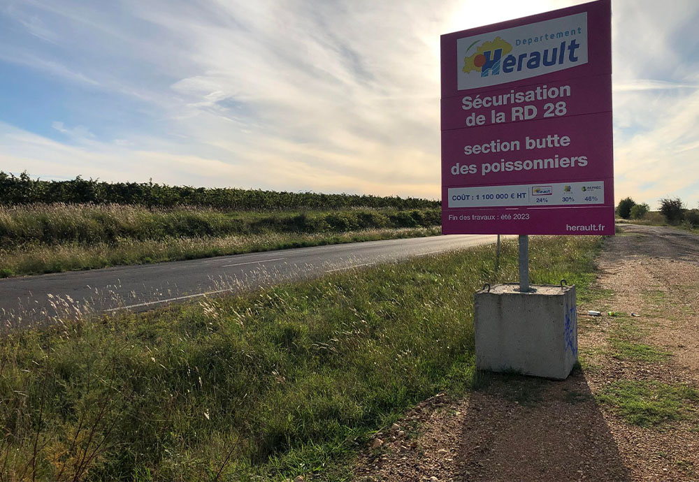 FIN DES TRAVAUX DE LA PREMIÈRE PHASE DE LA ROUTE DE BÉZIERS