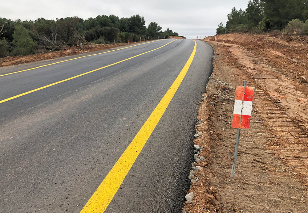 LES TRAVAUX AVANCENT SUR LA ROUTE DE COUSSERGUES (RD28)