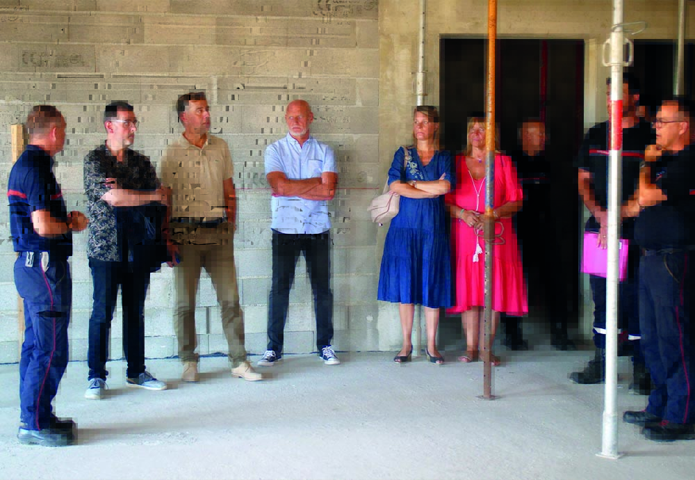 LE CHANTIER DE LA NOUVELLE CASERNE DES POMPIERS AVANCE