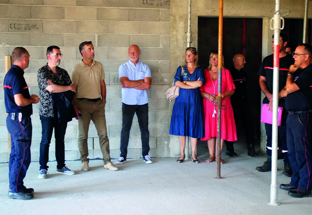 LE CHANTIER DE LA NOUVELLE CASERNE DES POMPIERS AVANCE