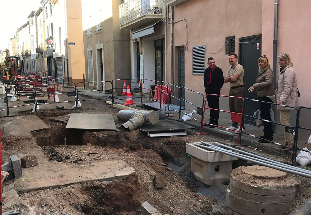 LES TRAVAUX DE LA GRAND’RUE AVANCENT SELON LE CALENDRIER
